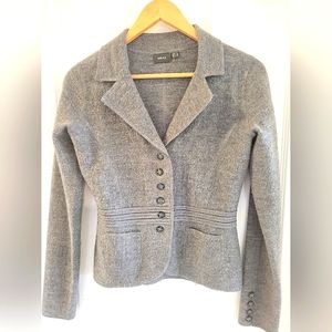 Mexx Women's Gray Wool Blazer